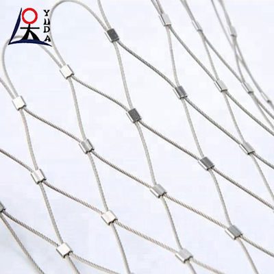 Woven Stainless Steel Wire Rope Mesh Net Rock Fall Protection 304 316 304L 316L