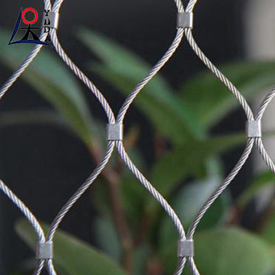 Woven Stainless Steel Wire Rope Mesh Net Rock Fall Protection 304 316 304L 316L