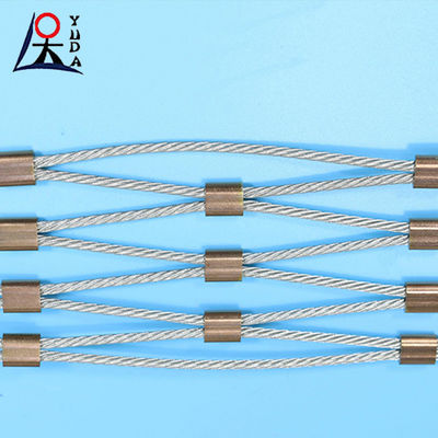 Stainless Steel Wire Rope Fencing Mesh Flexible Cable Wire Mesh Netting