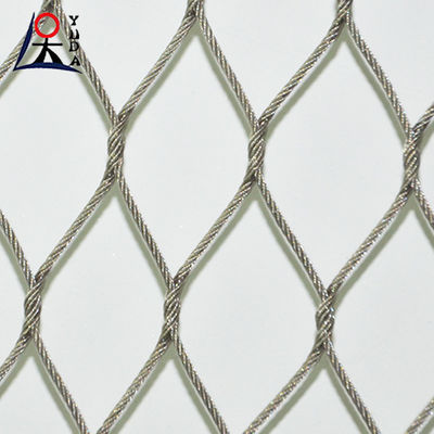 Customized Diameter Stainless Steel Wire Rope Mesh Slope Protection Soft Flexible