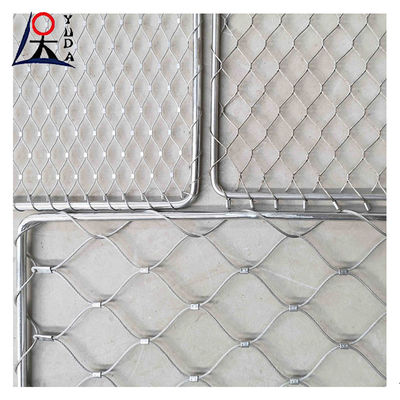 High Altitude Anti Falling Cableway Slope Protection Net Stainless Steel Wire Rope Mesh