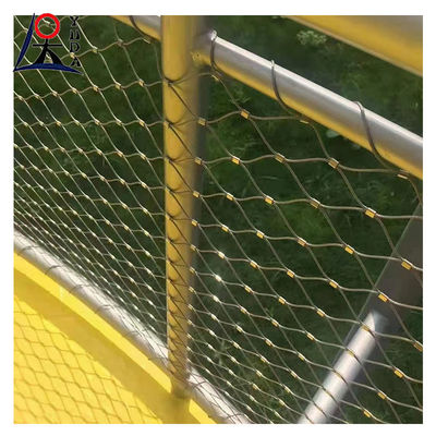 High Altitude Anti Falling Cableway Slope Protection Net Stainless Steel Wire Rope Mesh