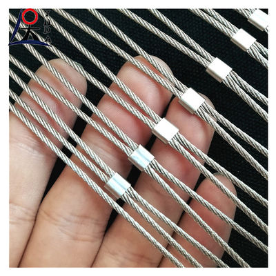 304 Stainless Steel Slope Protection Net Rope For Flexible Durable Metal Protection