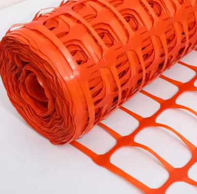 4x100 Ft Construction Of Orange HDPE Plastic Safety Net Barrier Snow Fence
