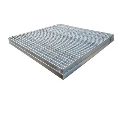 Rejilla de acero para calles galvanizadas Rejilla de suelo de acero de trabajo pesado 1m x 6m Barra de rodamiento de metal