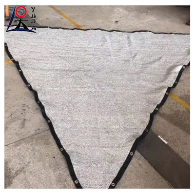 HDPE Αλουμινέτη Υφάσματα σκιάσης Αντί ηλιακής σκιάς Δίκτυο αλουμινίου Δίκτυο Καλό αποτέλεσμα ψύξης