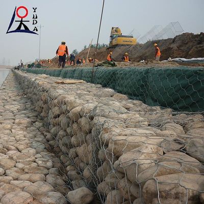 Hexagonal Woven Gabion Box For River Flood Control And Reinforcement