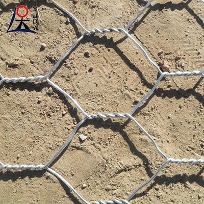 Hexagon Retaining Wall Wire Netting Woven Gabion Box Gabion Basket
