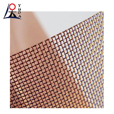 99% Pure Copper Woven Wire Mesh Screen Fabric Faraday Cage Emf Shielding Mesh